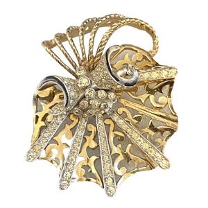 Art Deco Jomaz Rhinestone Pin